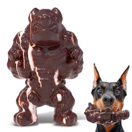 Dog Chew Toys for Aggressive Chewers Medium to Large Breed with Real Beef Flavored Interactive Dog Toys for Boredom Strong Chew Nylon Dog Tough Toys to Keep Them Busy Animal Shaped Dog Toys.