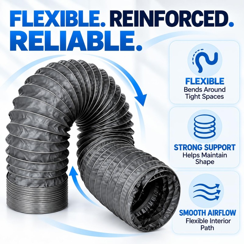 4 Inch Toe Kick Vent Duct Kit, Under Cabinet HVAC