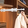 FIRJOY 12" Valet Rod for Closet Pull Out (1 Pack,