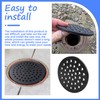 846-S3PK 5-Inch drain cover Cast Iron Strainer Epoxy Coated, Corrosion