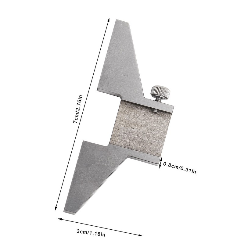 Steel Depth Gauge Base Caliper Depth Gauge Accessory for Dial