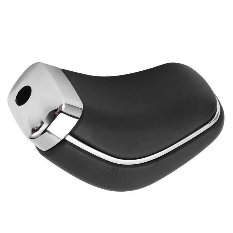 Car Automatic Gear Shift Knob Matt Black Artificial Leather Glossy