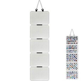 Hayaww Wall Pin Organiser Badge Collection Display Holder Holds Pins Brooch with 5 Board Parts Pin Display Pages Organisation for Wardrobe Study (A)