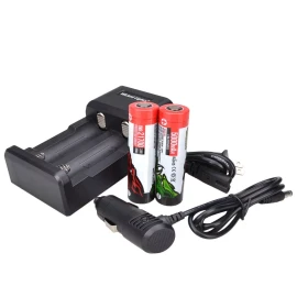 Wicked Lights 21700 2-Position Charger Kit with 2 21700 Batteries W2067