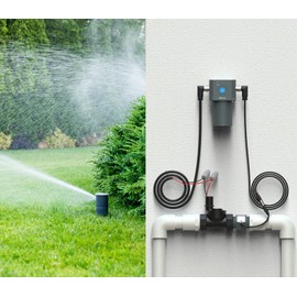 LinkTap ValveLinker & Gateway, Battery Powered Smart Sprinkler/Irrigation Controller, Automatic Rain Skip, Better Range Than WiFi, Compatible with LinkTap 1" & 2" Flow Meters, Alexa, IP66 (1-Zone)