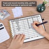 HAUTOCO Hardcover Bill Tracker Notebook Horizontal Monthly Bill Payment Organizer