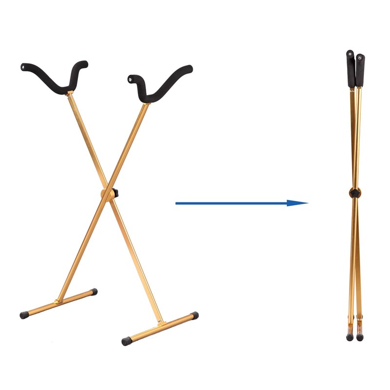 FMS Model Airplane X Display Stand/Holder V2 - Gold