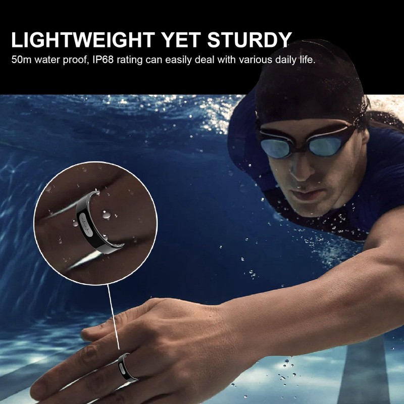 Zopsc Smart Health Rings for Women & Men, Activity Fitness