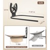 Cowboy Hat Holder Wall Mount Metal Western Horseshoe Hat Rack