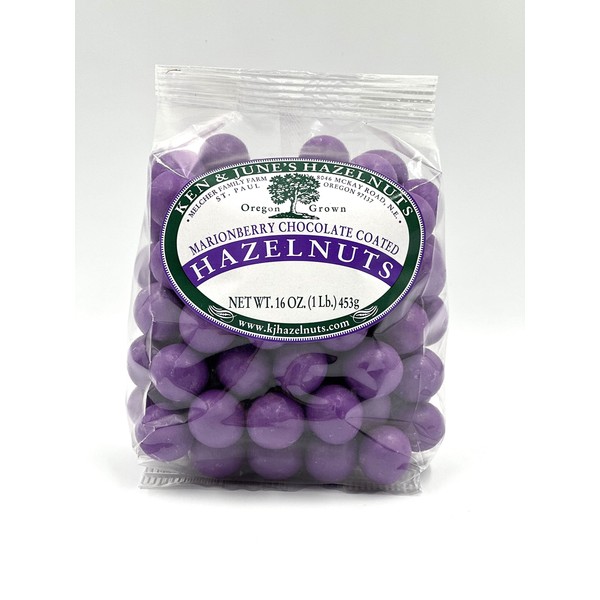 Marionberry Candy Coated Hazelnuts - 16 Oz Bag