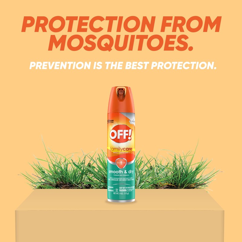 OFF Familycare Smooth and Dry Insect Repellent, 4 Ounce
