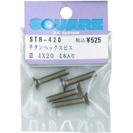 Square 4 X 20 Hex Countersunk Bis (4 Pieces) STR – 420 
