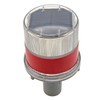 PENCK Solar LED Warning Light Waterproof Driveway Lights Flashing Barricade