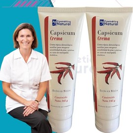 Capsicum, Capsicum combo 2 Cremas 150gr Capsicum crema auxiliar para neuropatía diabética, Activo Principal Capsaicina AG Cosmética Natural con ingred