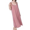 Lu's Chic Women's Nightgown Cami Cotton Sleepwear Plus Size Sleeveless