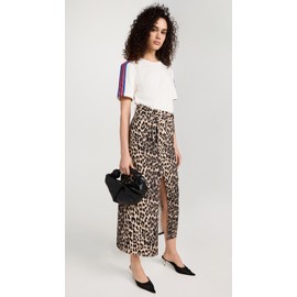 BAUM UND PFERDGARTEN Women's Sigge Skirt, Brown Baum Leopard, 12