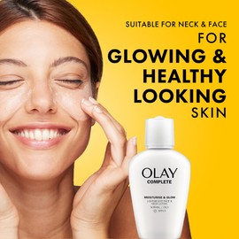 Olay Olay Complete Moisturise & Glow Face And Neck Lotion With SPF15, For Beautiful, Healthy Glowing Skin In Just 1 Day,200ml