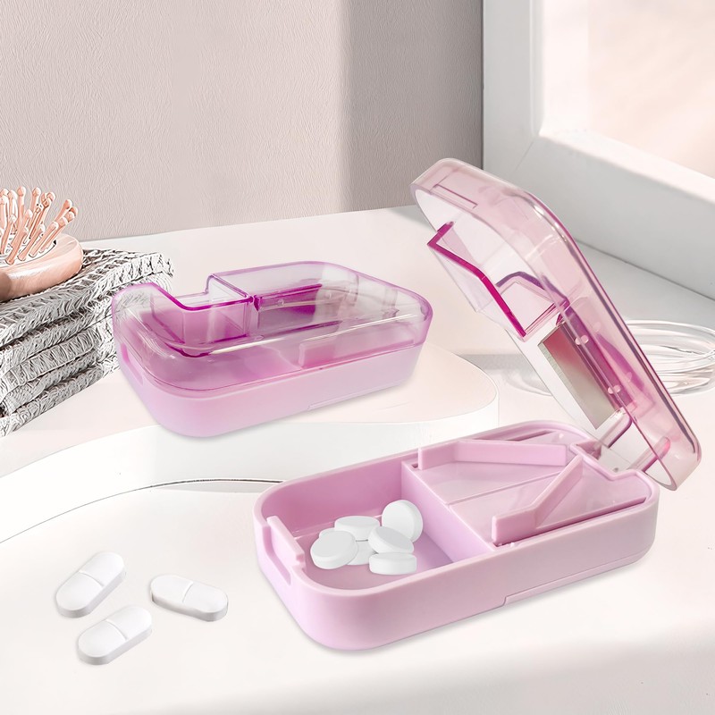 Portable Pill Cutter for Precise Splitting – Tablet Cutter for