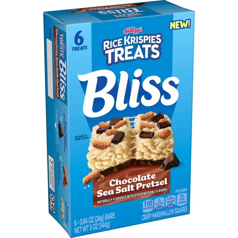 Rice Krispies Treats Bliss Crispy Marshmallow Squares, Snack Bars, Chocolate