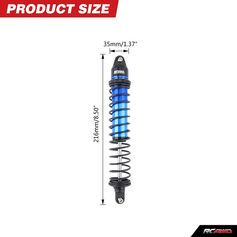 RCAWD Xmaxx 8S 6mm Bold Shaft & 2 Types of