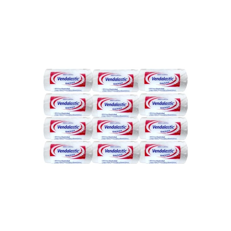 Venda elastica Vendalastic (10cm x 5mts con 12 piezas)