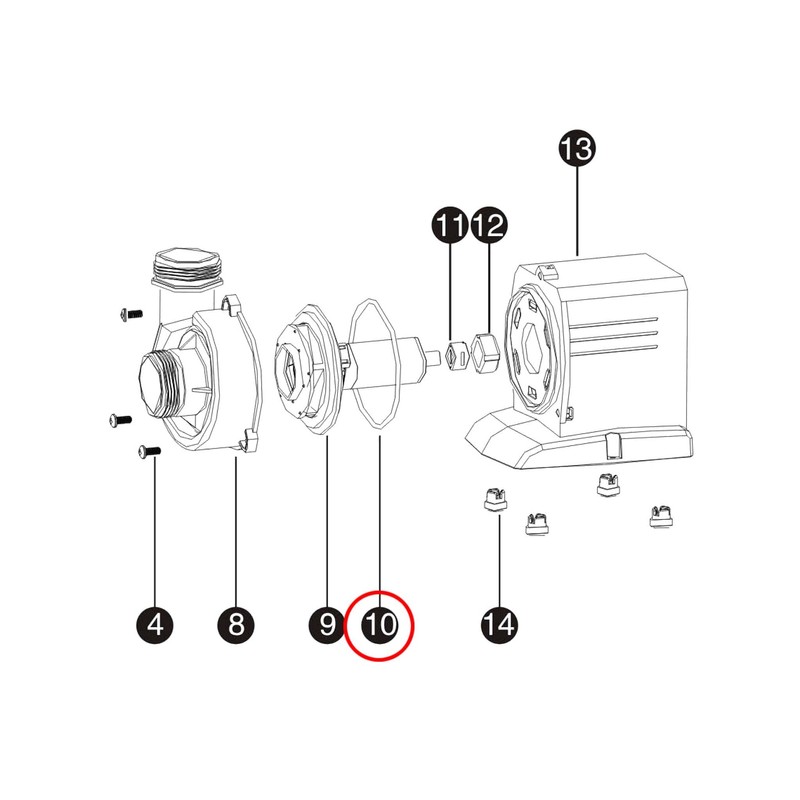 SunSun Replacement Part for Swimming Pool Pump Housing, Powerful Pool