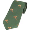 JACK PYKE Countryman Tie Pheasant Green