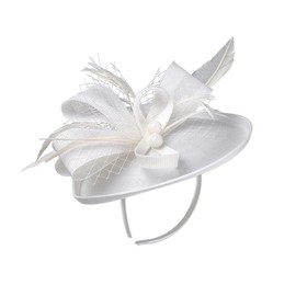 DOITOOL 1pc Unique Veil Flower Headband for Women Elegant Party Headwear Hair Accessory Chic Floral Design for Special Occasions for Friends