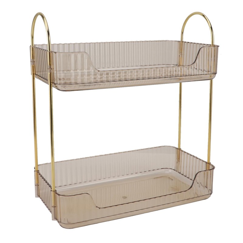 Double Layer Makeup Stand Modern Light Luxury 2 Tier Makeup