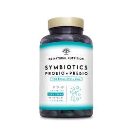 Probiotics for Gut Health. 150 Billion CFU in 20 Strains + Prebiotics + Zinc. Maximun Dosage in The Market. Reflief for Bloating, Constipation, Gas & Digestion. Vegan. EU. N2 Natural Nutrition
