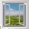 MY MIRONEY 20PCS Window Screen Frame Corner Hardware White Plastic