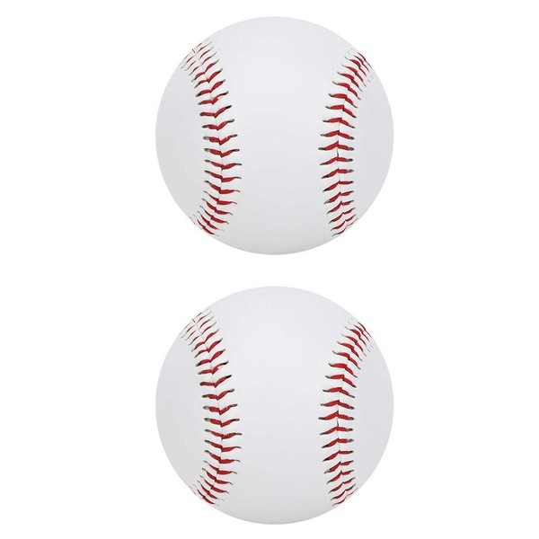 Soft Baseballs,2Pcs PU Elastic Soft Filling Trainning Wear Resistant Base