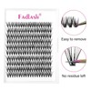 Eyelashes, Individual Cluster for Eyelash Extension, 30D, 0.07, C-curl, Mixed,