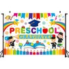 Preschool Graduation Backdrop 2025 Graduation Decorations - Large Kindergarten Promotion