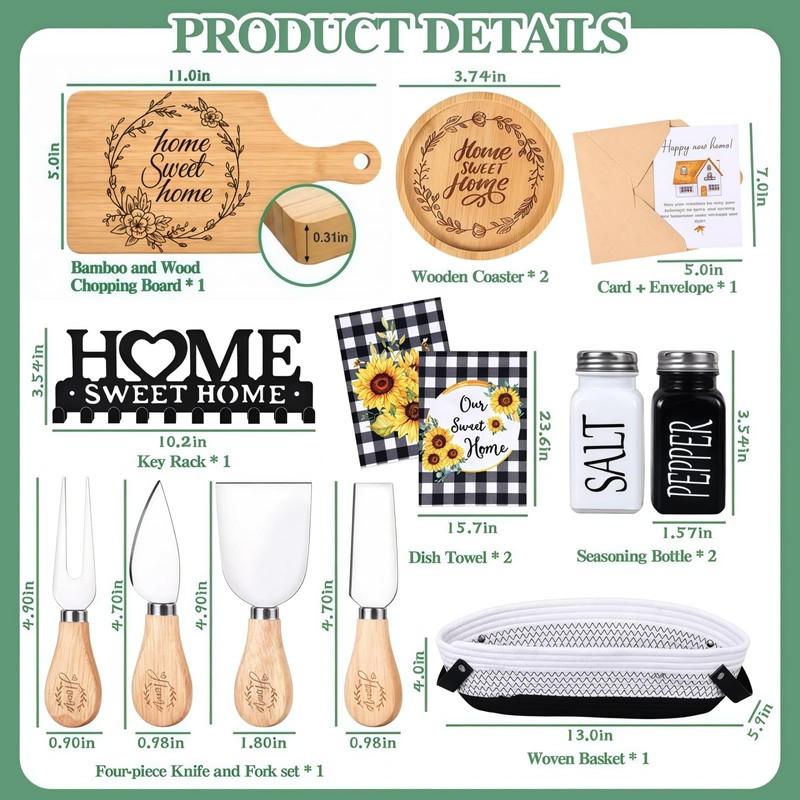 14 Pcs House Warming Gift New Home, New House Gift