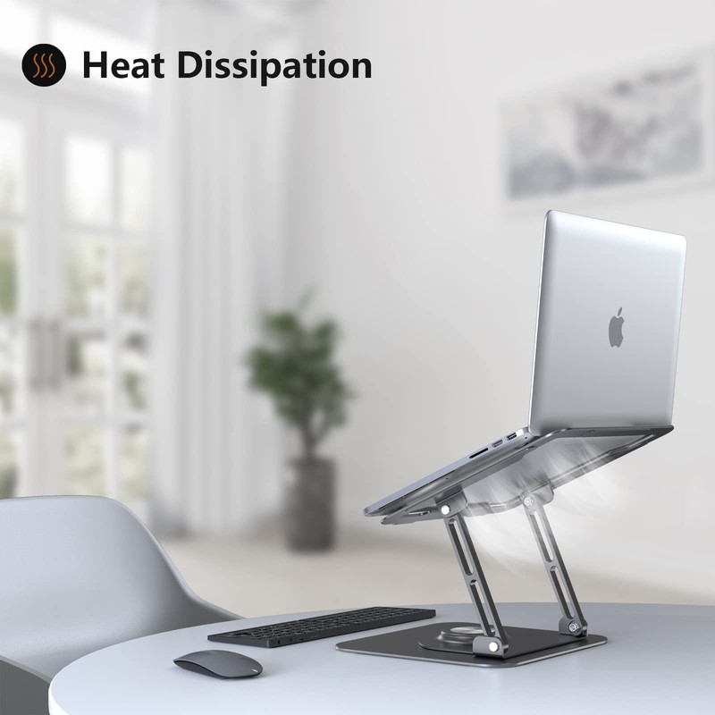 JOYEKY Laptop Stand for Desk, Adjustable Computer Stand with 360°