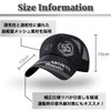 BUZZxSELECTION 55 CAP025 Mesh Cap, Hat, Stylish, Running, Golf, Sports,