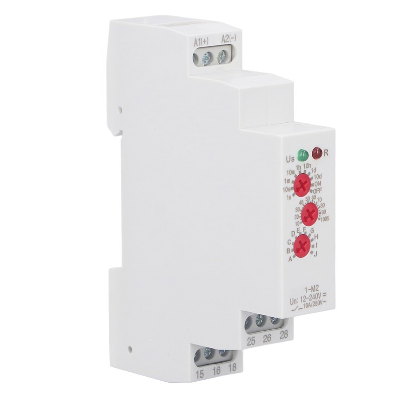 Time Relay Multifunctional Normally Open DIN Rail Delay Timer Switch