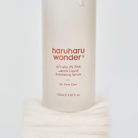 Haruharu Wonder Centella 3% PHA Gentle Liquid Exfoliating Serum 4.06 fl oz / 120ml | Hypoallergenic, PHA Ingredients | Vegan, Crurelty Free, EWG-Green