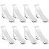 Housoutil 8 Piece Refrigerator Shelf Clips Gallery Clip Holder for