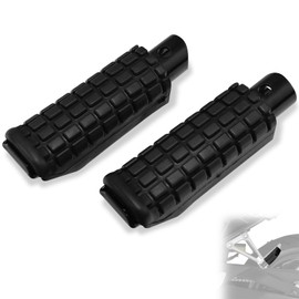 FOVPLUE Rear Passenger Foot Pegs for Honda CB500F/CBR500R 2013-2015,CB500X 2013-2018,CB400X 2017-2018,CBR250R 2011-2013,CBR300R/CB300F 2015-2022,CB250,CB250F 1996-2007,CB250,VT250,VTR250,CB750,CB750