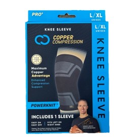 Copper Compression Knee Sleeve Large/XL