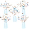 Goose Party Decorations 24Pcs Goose Centerpiece Sticks Blue Bow Silly