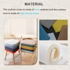 FIOVIP Chair Cushions with Removable Straps Washable, Double Non-Slip Highly