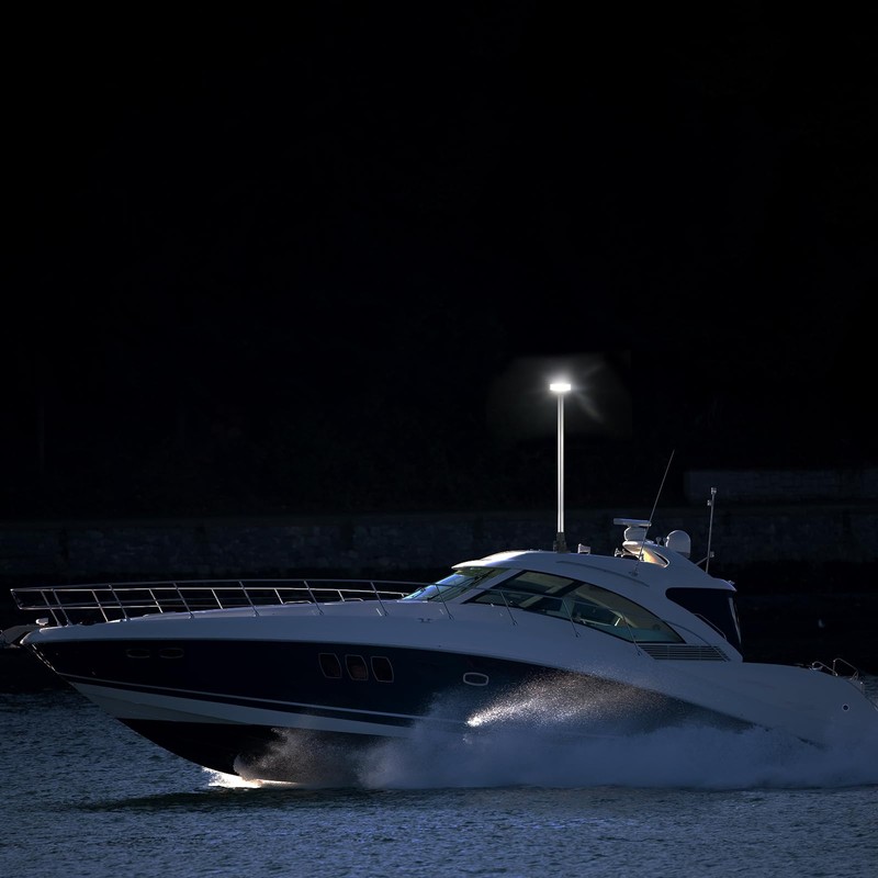 CLGMarine Stern Lights,Navigation Lights,Led All Around Anchor Light,Folding Base,USCG Certified