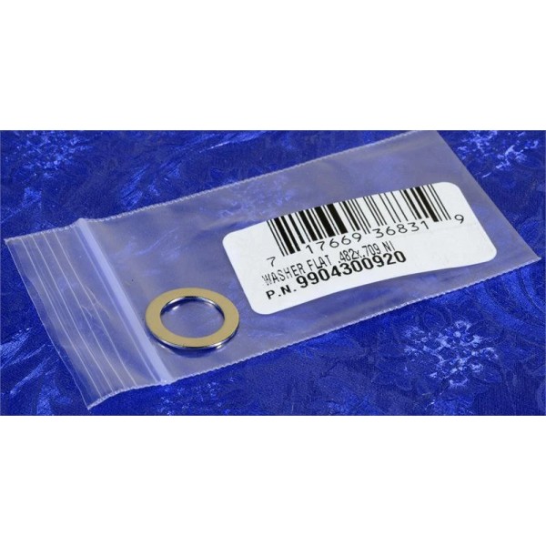 Angela Instruments Fender Flat Nickel Washer .482" x .709" For