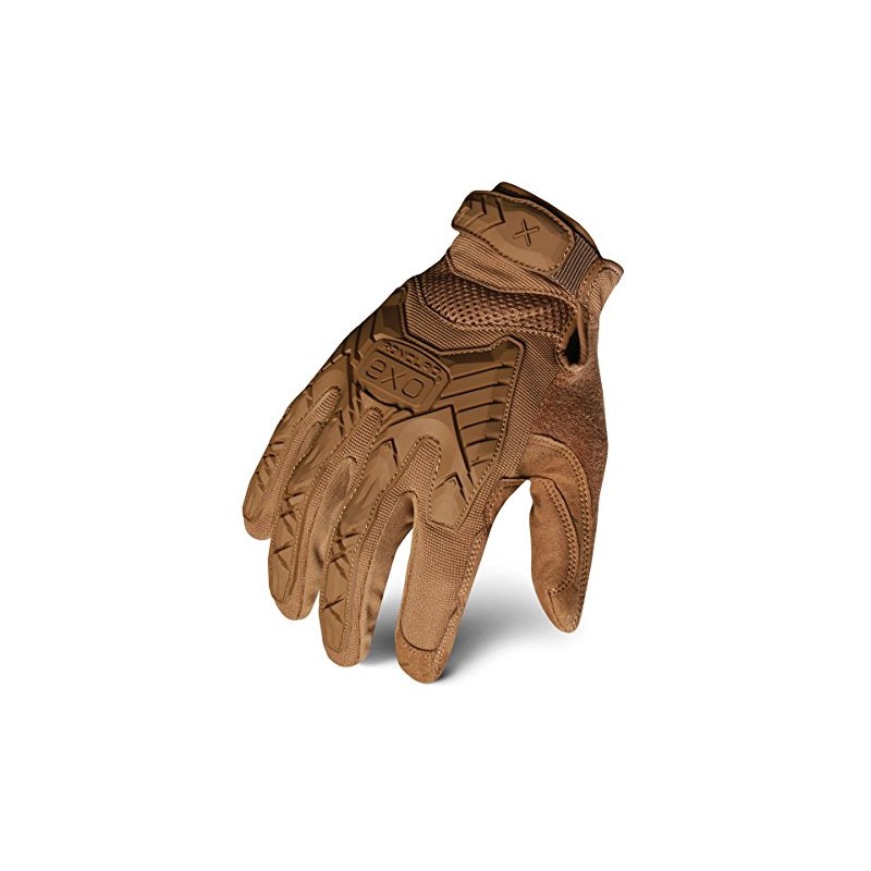 Ironclad EXO Tactical Impact Gloves, Large, Coyote