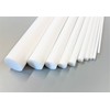 Plastic PTFE Teflon White Round Rod 4, 5, 6, 8,