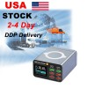8 Ports 80W LED Display Screen Phone Charger Adapter With
