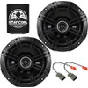 KICKER Speakers 6.5 inch for Honda Civic 2002-2020 Upgrade Kit